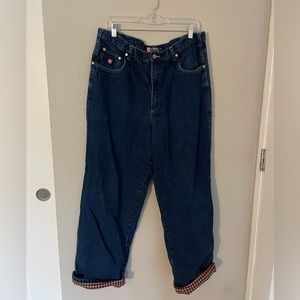 Fleece Lined Denim Jeans